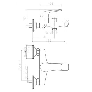Смеситель Weltwasser СЕРИЯ WW MX Арт. ODER 403